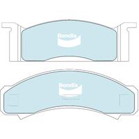 Brake Disc Pad Set  Bendix DB1807 GCT For FORD FAIRLAINE  FAIRMONT FALCON MUSTANG