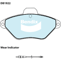 Brake Pads General CT Bendix DB1922GCT for Citroen Xantia X1  X2 Breaki 2.0LTP RFV (XU10J4R)