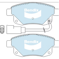 Brake Pads H/Duty Bendix DB1968HD for Ford Transit VM Bus TD 2.4LTD H9FB