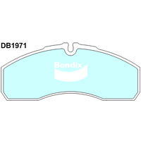 Brake Pads H/Duty Bendix DB1971HD for Iveco Daily Cab Chassis 65C18 3.0LTD F1CE0481HC
