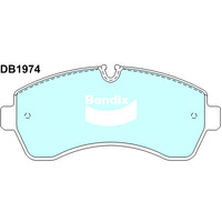 Brake Pads H/Duty Bendix DB1974HD for Volkswagen Crafter 30-50 2F 2F 4D Cab Chassis TDI 50 LWB 2.5LTD T BJM