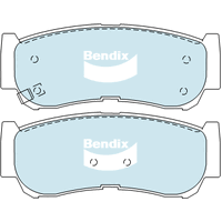 Brake Pads General CT Bendix DB2035GCT for Hyundai Santa Fe CM SUV CRDi 4x4 2.2LTD D4EB