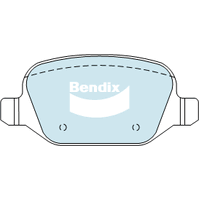 Brake Pads H/Duty Bendix DB2036HD for Alfa Romeo Spider Convertible JTS 2.0LTP 937A1