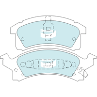 Brake Disc Pad Set  Bendix DB2191 GCT