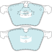 Brake Disc Pad Set  Bendix DB2236 GCT