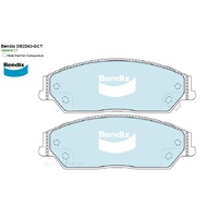 Brake Pads General CT Bendix DB2243GCT for Toyota Camry ACV40 Sedan 2.4LTP 2AZ FE