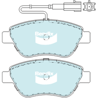 Brake Disc Pad Set  Bendix DB2258 GCT For FIAT 500 312 1.2L 1.3L 1.4L FWD