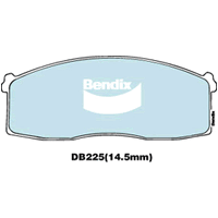 Brake Disc Pad Set  Bendix DB225 GCT For NISSAN Bluebird 910 Prairie Stanza