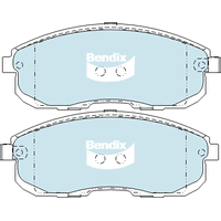 Brake Disc Pad Set Front Bendix DB2287 GCT For NISSAN Pulsar B17 1.6L SSS 1.8