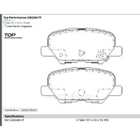 Brake Pads Top Performance DB2294TP