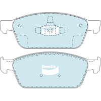 Brake Pads General CT Bendix DB2353GCT for Ford Focus LW Hatchback ST215 2.0LTP R9DA