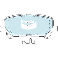 Brake Pads H/Duty Bendix DB2368HD for Isuzu MU-X LS SUV CRDi 3.0LTD 4JJ1 TCX 4JJ1 TC
