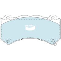 Brake Pads 4WD/SUV Bendix DB23754WD for Chevrolet Camaro Convertible 6.2 ZL1 6.2LTP LSA