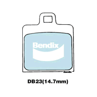 Brake Disc Pad Set  Bendix DB23 GCT For ALFA ROMEO ALFASUD VW BEETLE
