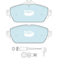 Brake Disc Pad Set  Bendix DB2403 GCT For MERCEDES-BENZ C-Class CLA E-Class