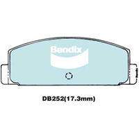 Brake Disc Pad Set  Bendix DB252 GCT For MITSUBISHI Sigma Scorpion Starion
