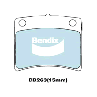 Brake Disc Pad Set  Bendix DB263 GCT For NISSAN Datsun 280C