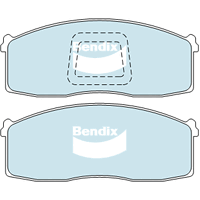 Brake Disc Pad Set  Bendix DB294 GCT For NISSAN Skyline R30 Stanza 710