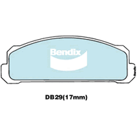 Brake Disc Pad Set  Bendix DB29 GCT For FIAT 124 1200 127 128 132 Superbravo