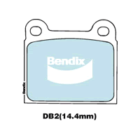 Brake Disc Pad Set  Bendix DB2 GCT
