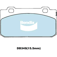 Brake Disc Pad Set  Bendix DB349 GCT For ALPA ROMEO 33 905 1.5L