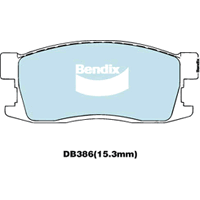Brake Disc Pad Set  Bendix DB386 GCT For ROVER Quintet 1.6L 1983-1985