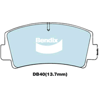 Brake Disc Pad Set  Bendix DB40 GCT For FORD Courier MAZDA 929 B-Series RX-4