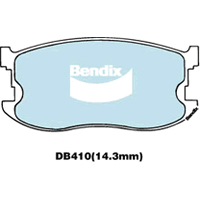 Brake Disc Pad Set Front Bendix DB410 GCT For HOLDEN Gemini RB 1.5 i