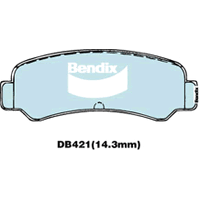 Brake Disc Pad Set Bendix DB421 GCT For Toyota Corolla AE82 1.6L
