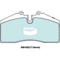 Brake Disc Pad Set  Bendix DB439 ULT For PORSCHE 911 993 3.6 Carrera 928 968