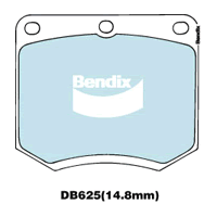 Brake Disc Pad Set Front Bendix DB625 GCT For FORD HOLDEN TRIUMPH