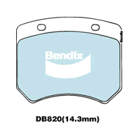 Brake Disc Pad Set  Bendix DB820 GCT For AUDI A4 Allroad A7 Q5 Focus