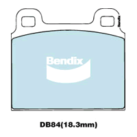 Brake Disc Pad Set  Bendix DB84 GCT For VW TRANSPORTER CARAVELLE