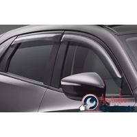 MAZDA CX3 Weathershields Slimline Set of 4 New Genuine 2015 Accessories DK11ACSW