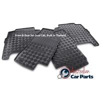 Nissan Rubber Floor Mats Front and Rear G4900-ECRFRAUNI JRRR6AU