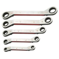 Ratchet Ring Spanner Set 5 Piece - Imperial SupaTool 1115