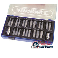 KINCROME Hex & Spline Drive Set 23 Piece 1/2" Drive 13784