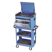 Kincrome Contour ® Tool Cart Kit 208 Piece 1/4, 3/8 & 1/2" Drive  BLUE K1508