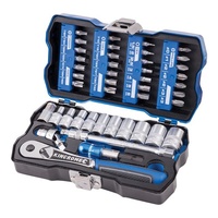 KINCROME LOK-ON™ Socket & Bit Set 43 Piece 1/4" Drive K27000