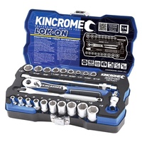 Kincrome  LOK-ON™ Socket Set 24 Piece 1/4" Drive K27001