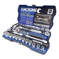 KINCROME LOK-ON™ Socket Set 29 Piece 1/2" Drive - Metric & Imperial K27024