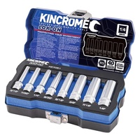 KINCROME LOK-ON™ Socket Set 8 Piece 1/4” Drive -Imperial K27051