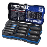 KINCROME LOK-ON™ Deep Impact Socket Set 12 Piece 3/8" Drive - Imperial K27079