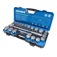 KINCROME Socket Set 22 Piece 3/4" Drive Metric Imperial K28046