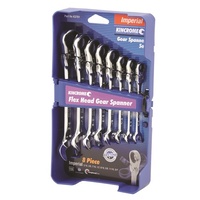 KINCROME Combination Flex Head Gear Spanner Set-Imperial K3701