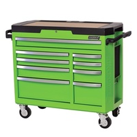 KINCROME CONTOUR® Tool Trolley 9 Drawer Green K7759G