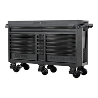 KINCROME CONTOUR® Super Wide Tool Trolley 20 Drawer Black Series K7862