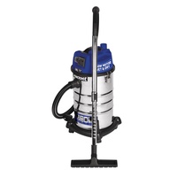 KINCROME Wet & Dry Garage Vacuum 30L 240V/1250W KP703