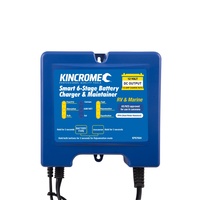 KINCROME Battery Trickle Charger & Maintainer RV & MARINE 12 Volt 10 AMP KP87004