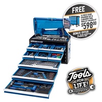 Kincrome Evolution Tool chest 225 Piece 9 Draw 1/4 3/8 1/2 Drive P1702